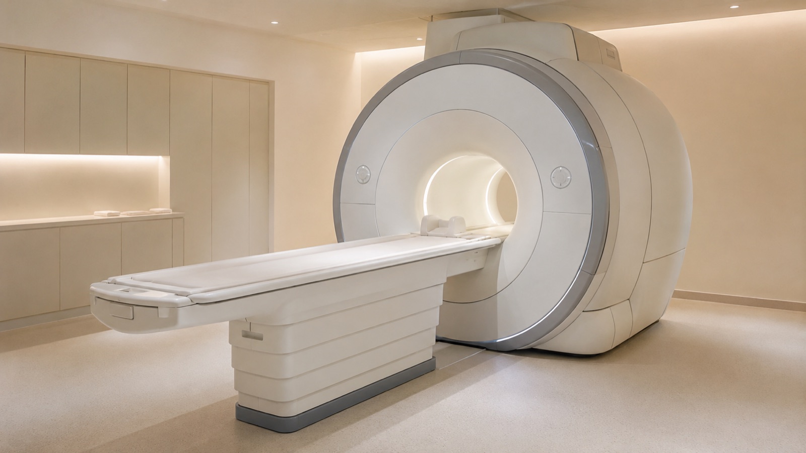 Resonador magnético (MRI) en sala clínica